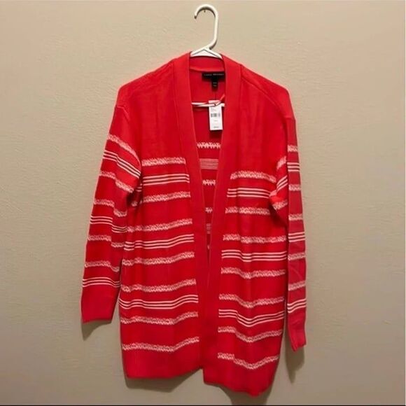 Lane Bryant Sweaters - Lane Bryant - Open-Front Cardigan - Stripe